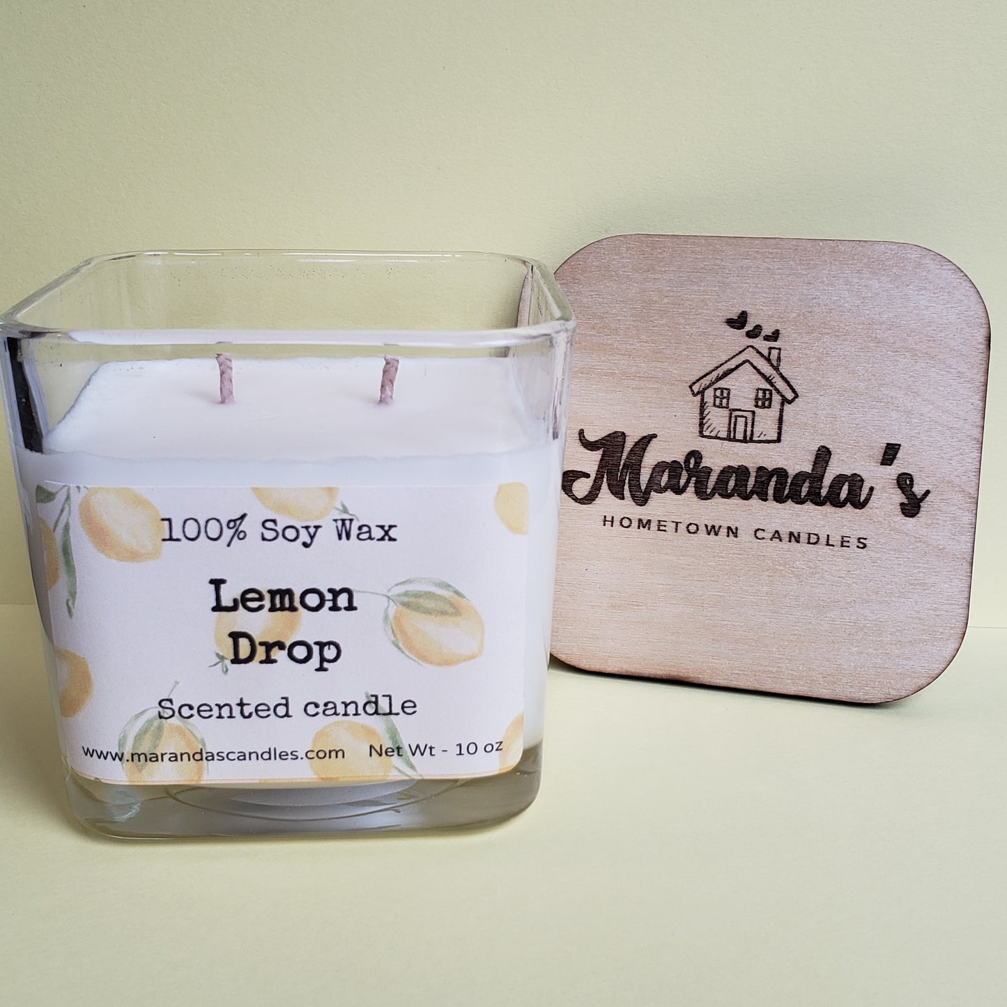 Lemon Drop Scented Soy Wax Candle/Wax melts