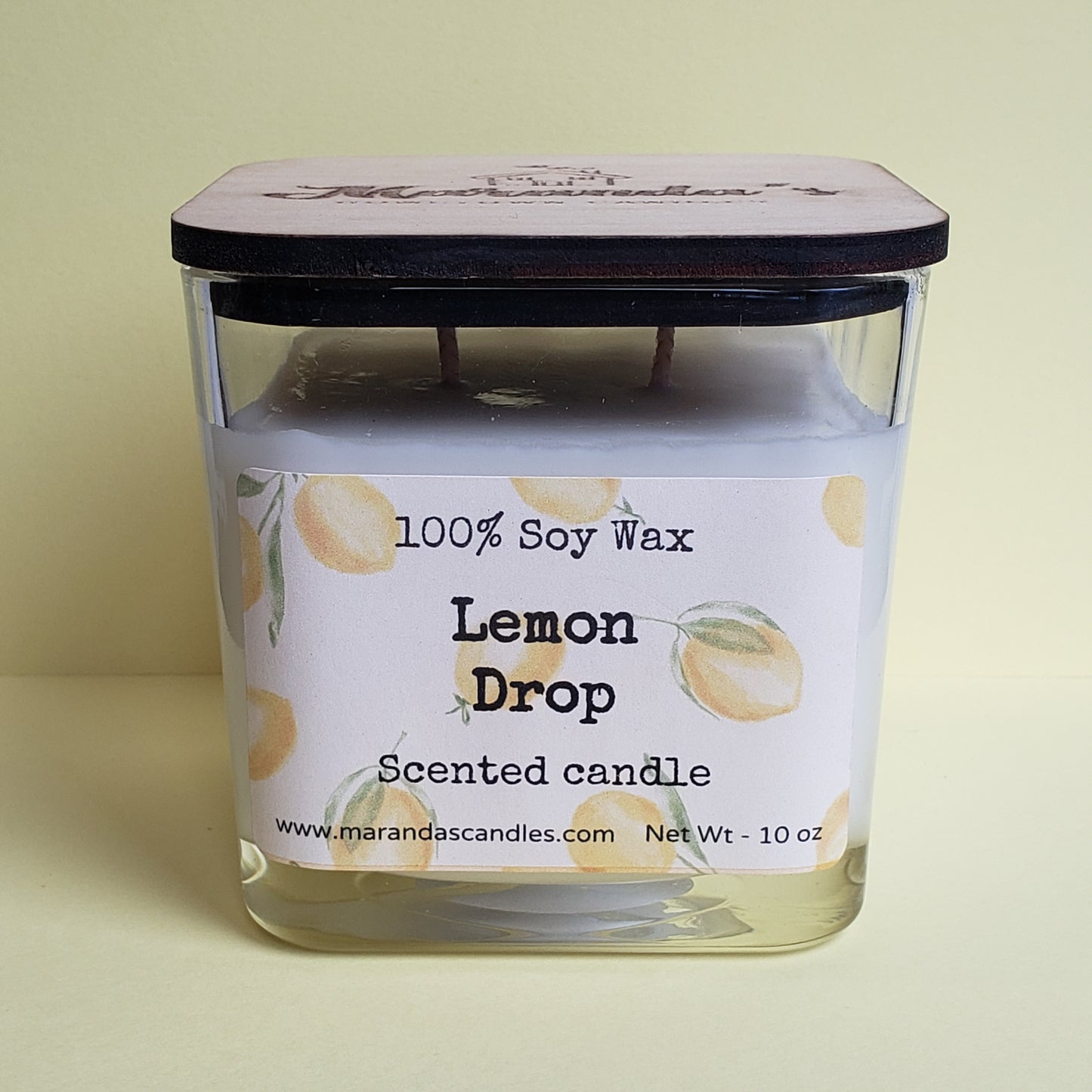 Lemon Drop Scented Soy Wax Candle/Wax melts