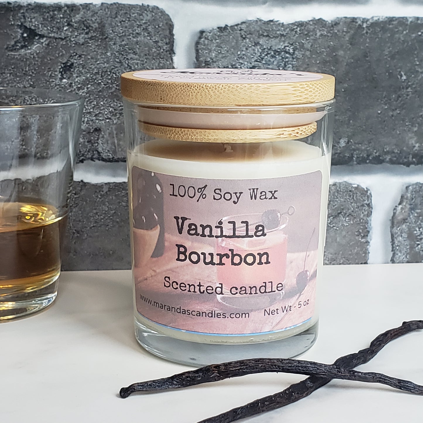 Vanilla Bourbon Scented Soy Wax Candle/Wax Melts