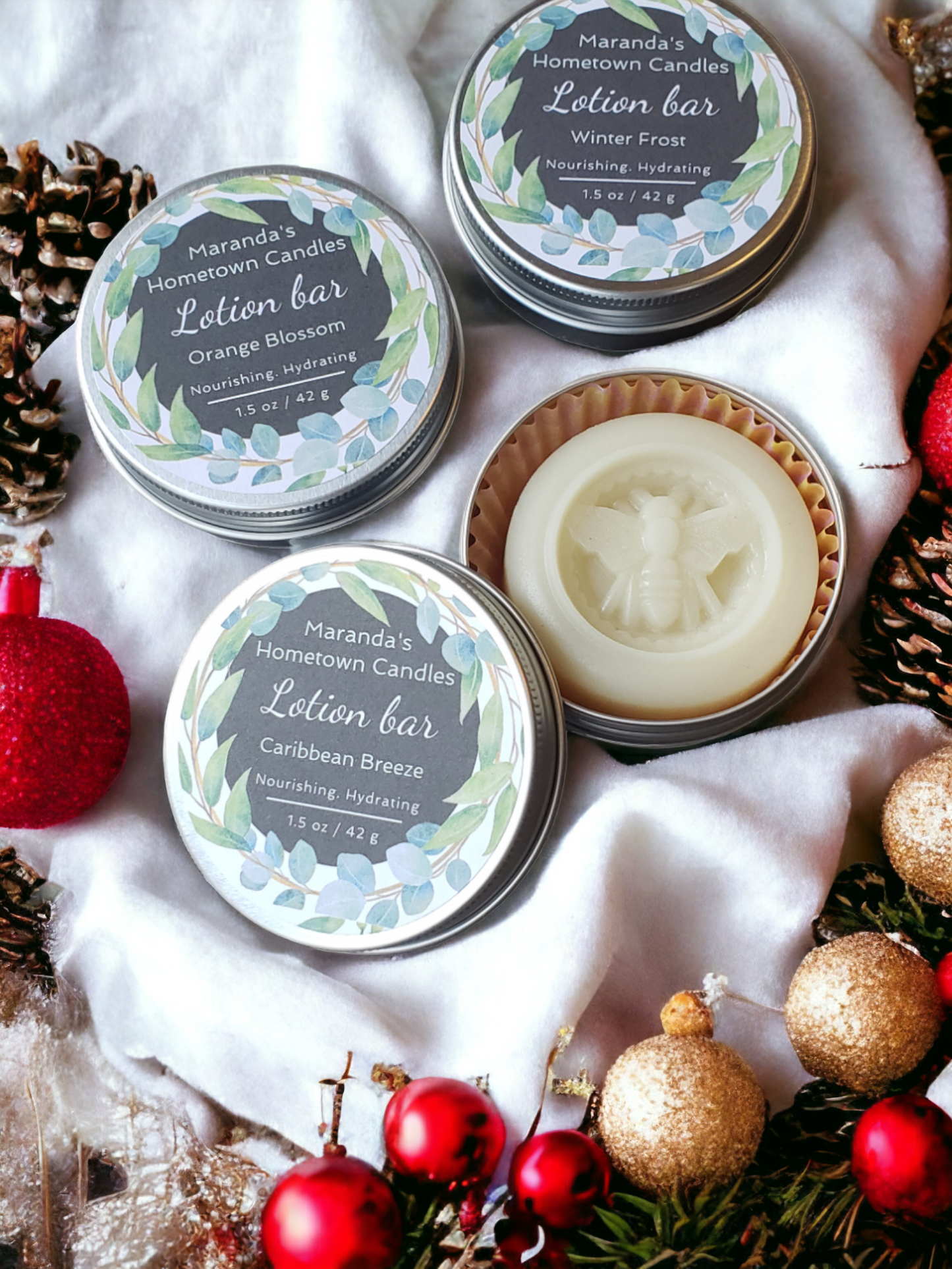 Solid Lotion Bar | Natural Body Lotion | Choose Your Scent | 1.5 oz. Travel Tin