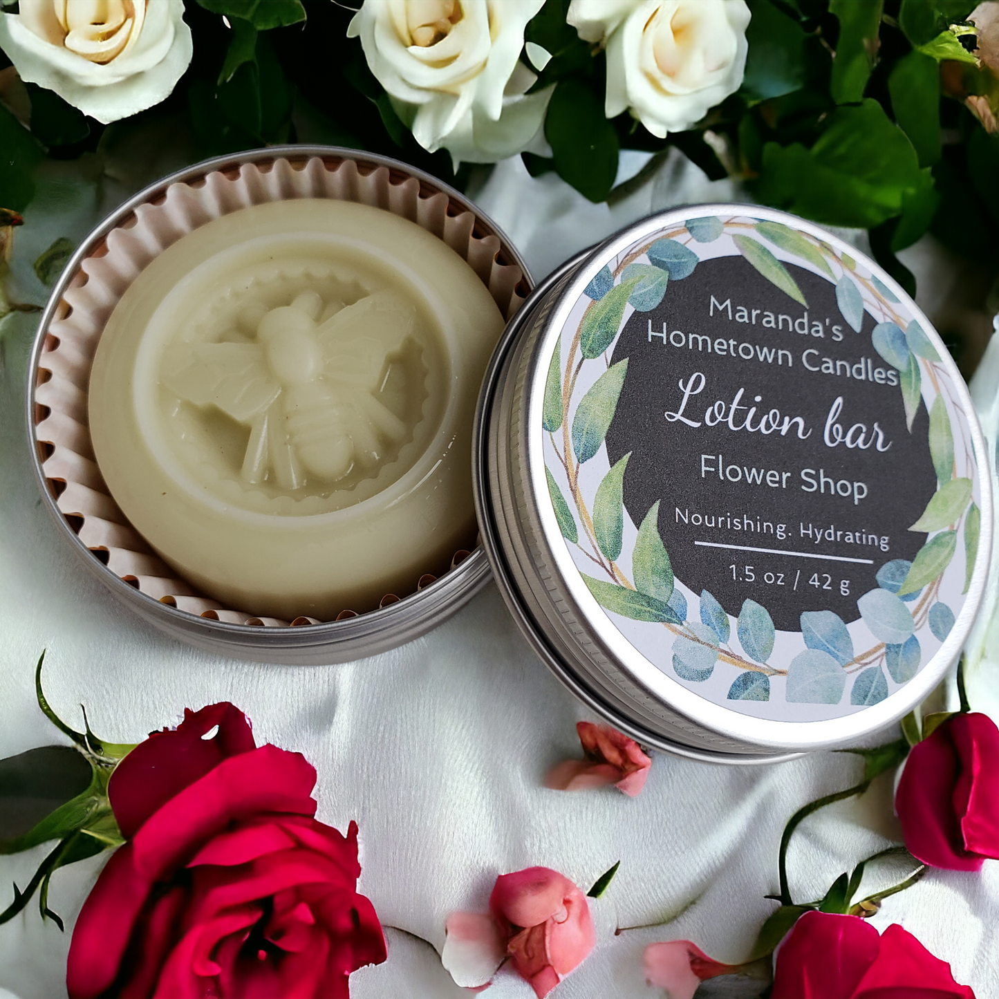 Solid Lotion Bar | Natural Body Lotion | Choose Your Scent | 1.5 oz. Travel Tin