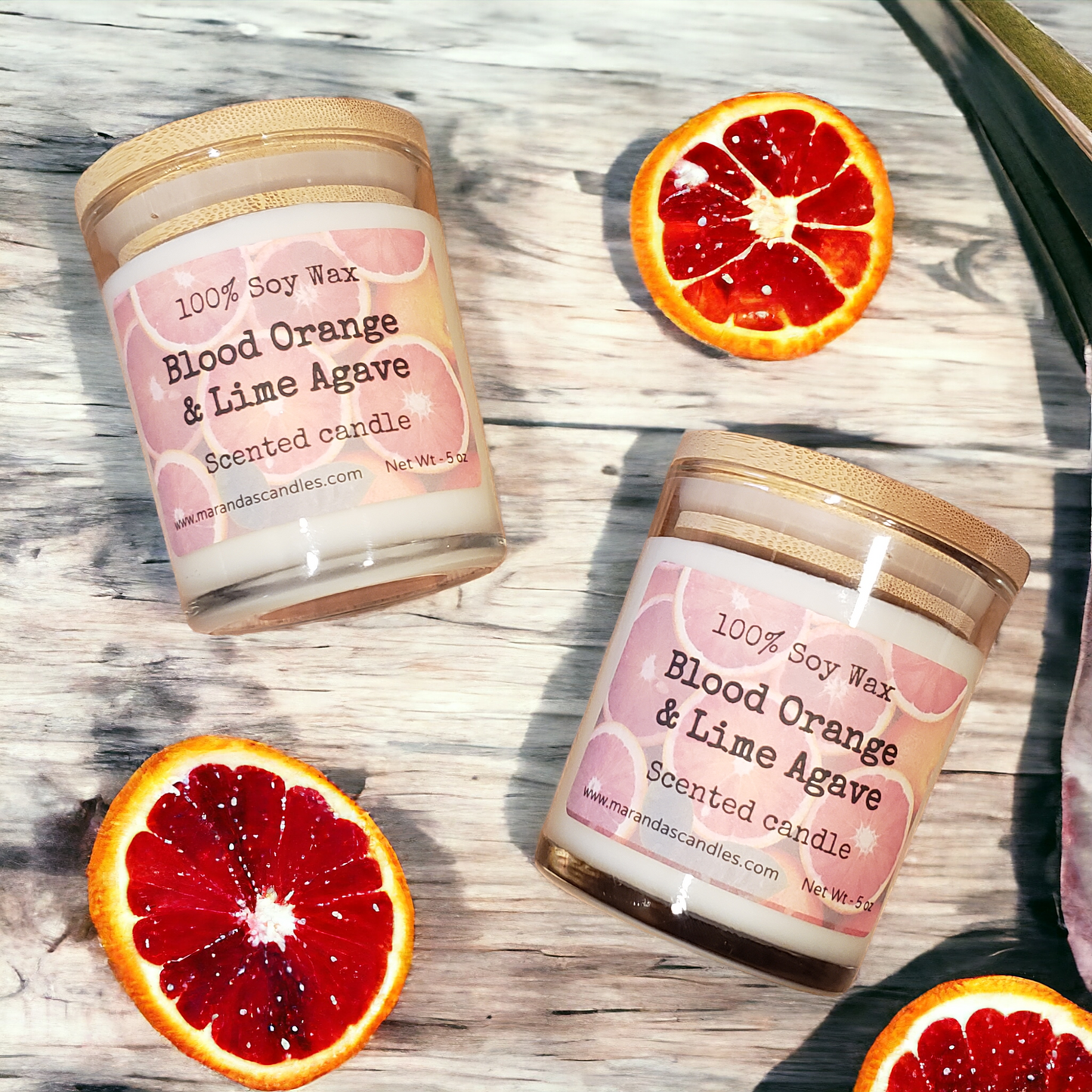 Blood Orange & Lime Agave Scented  Soy Wax Candle/Wax Melts