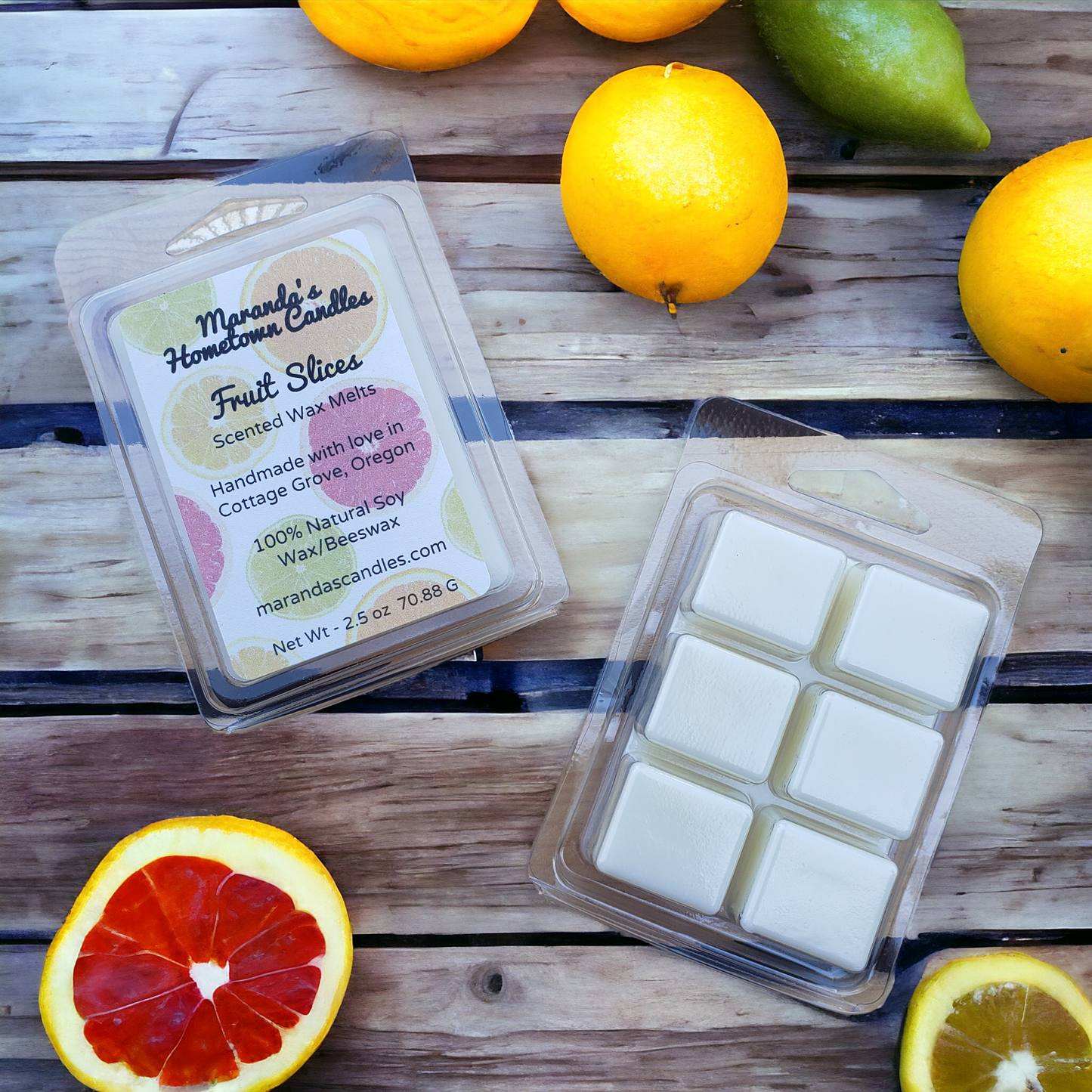 Fruit Slices Scented Soy Wax Candle/Wax Melts