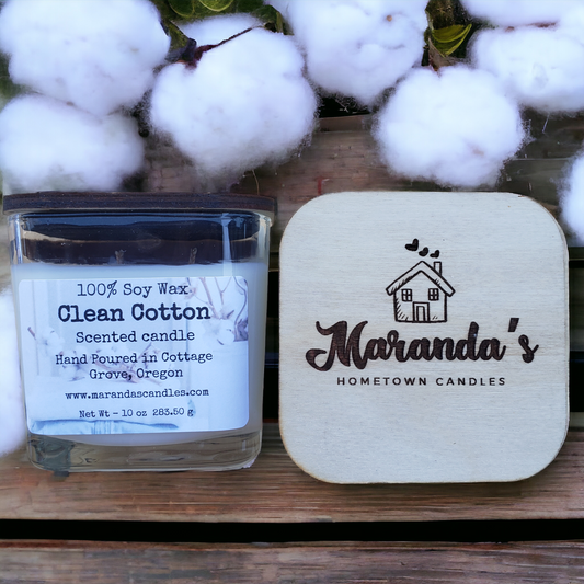 Clean Cotton Scented Soy Wax Candle/Wax Melts