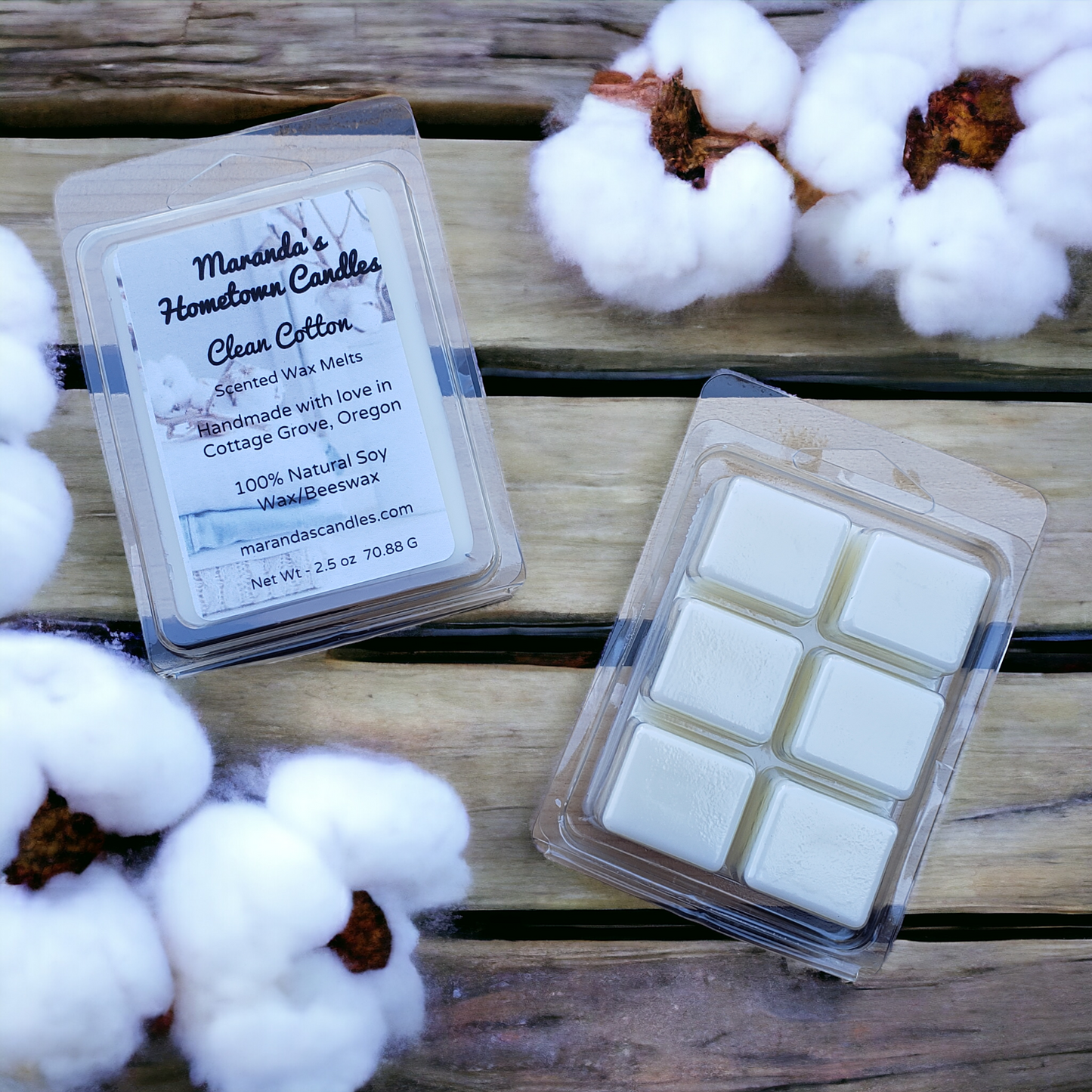 Clean Cotton Scented Soy Wax Candle/Wax Melts