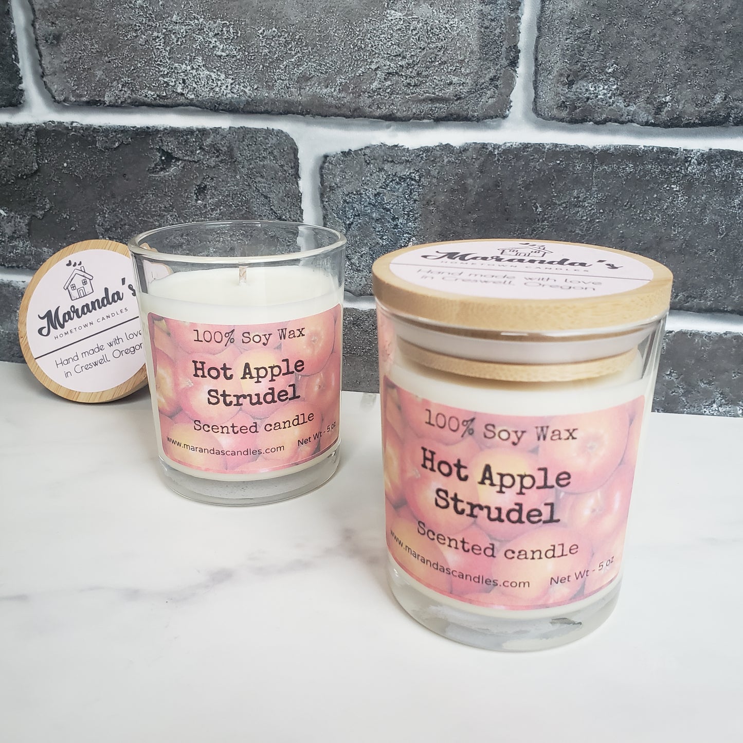 Hot Apple Strudel Scented Soy Wax Candle/Wax Melts