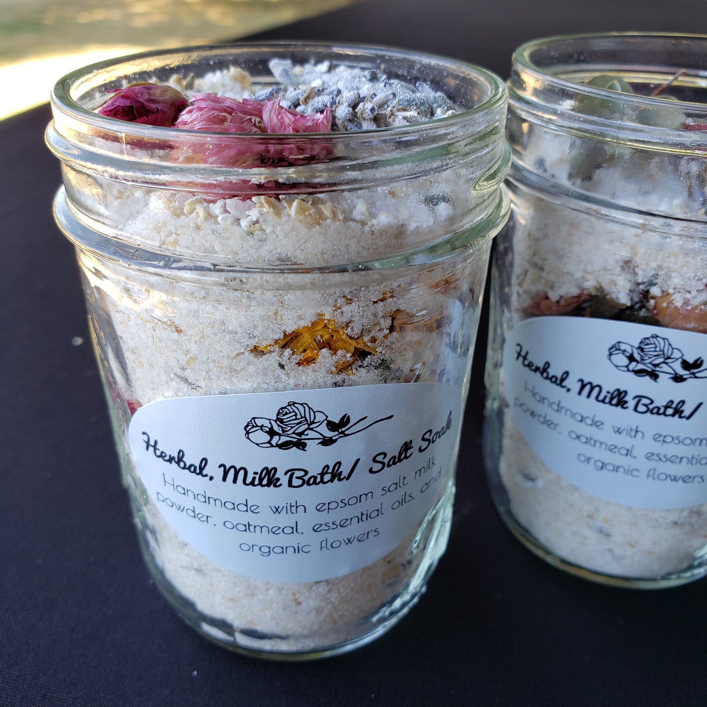 All Natural Milk Bath/Salt Soak Gift set of 3