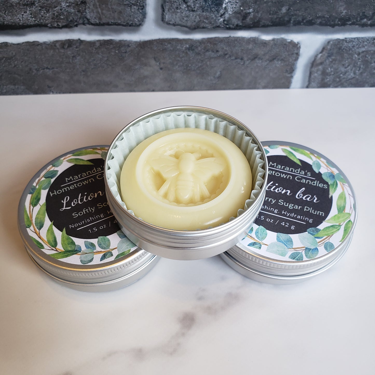 Solid Lotion Bar | Natural Body Lotion | Choose Your Scent | 1.5 oz. Travel Tin