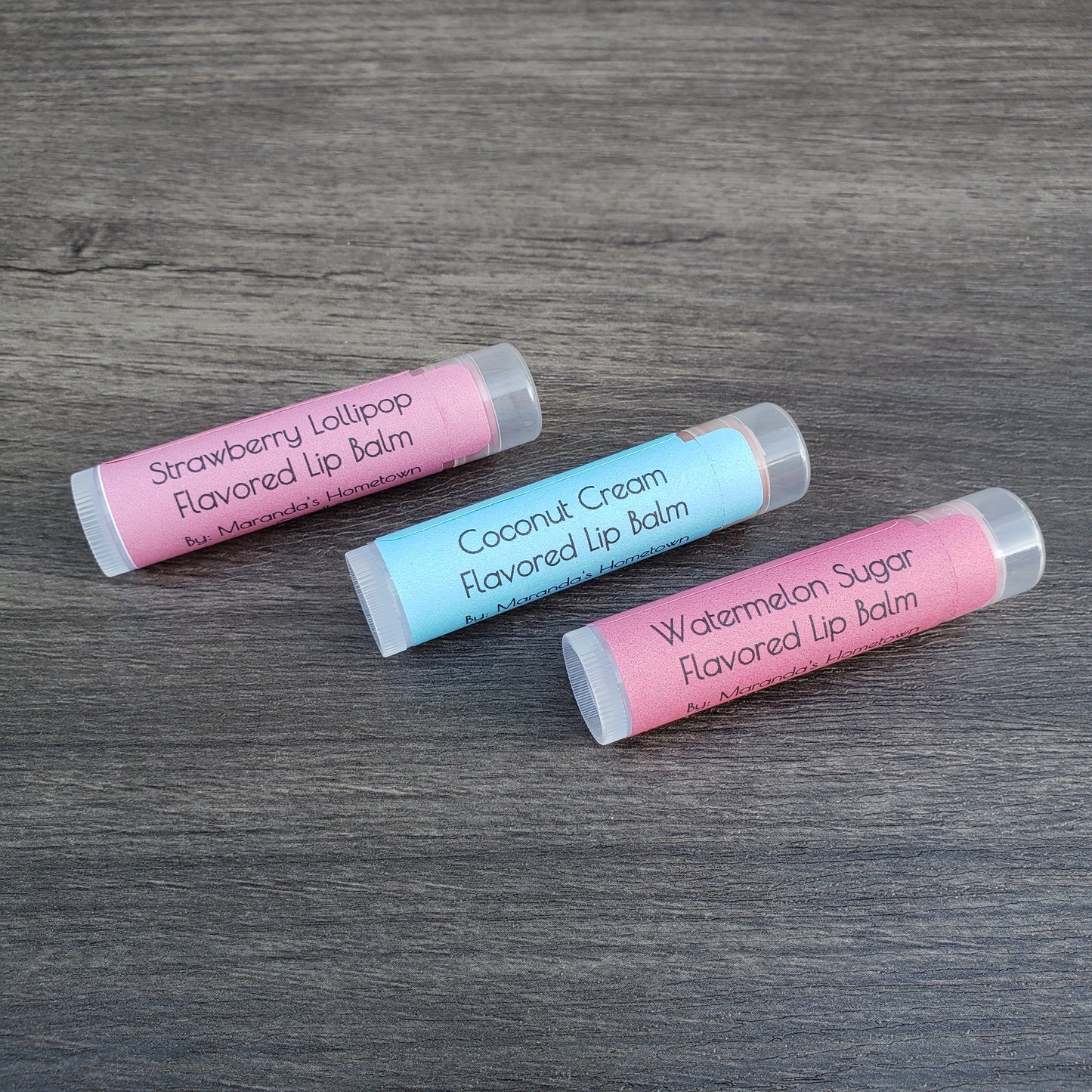 All Natural Flavored Lip Balm - Beeswax Chapstick