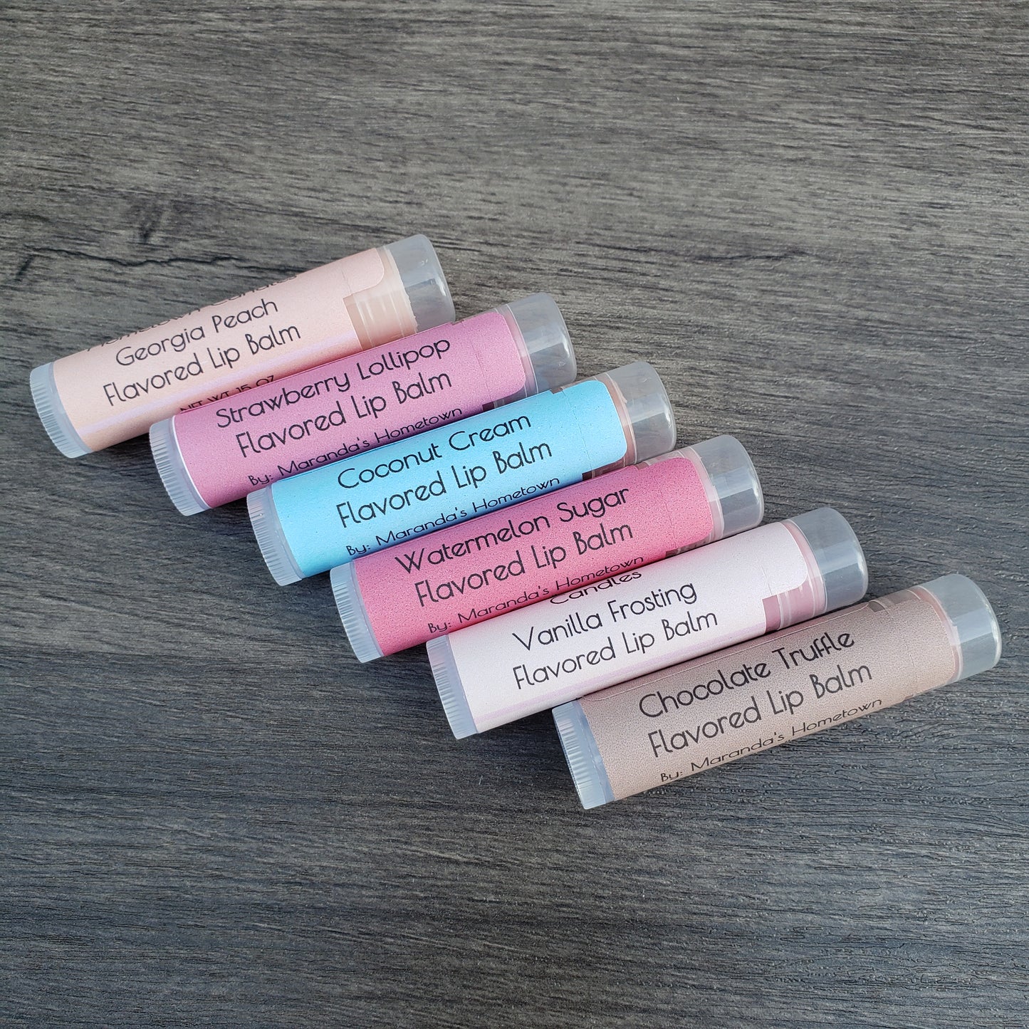 All Natural Flavored Lip Balm - Beeswax Chapstick