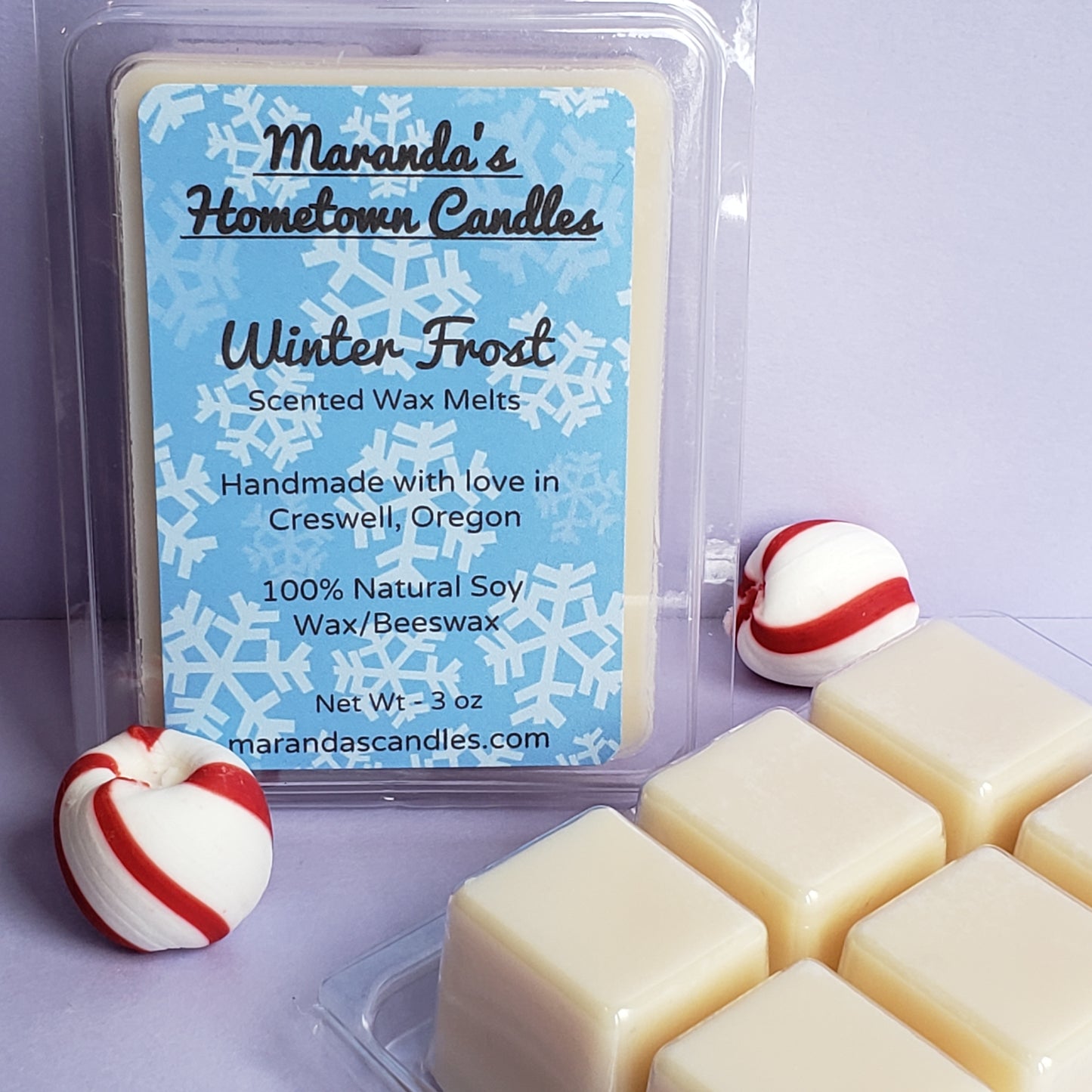 Winter Frost Scented Soy Wax Candle/Wax Melts