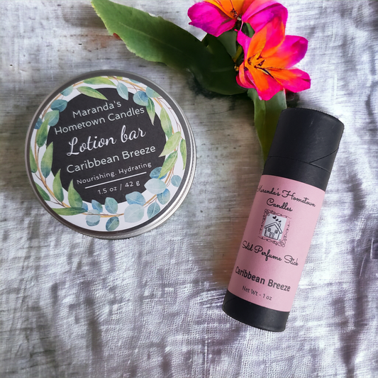 Solid Lotion Bar & Perfume Stick Duo