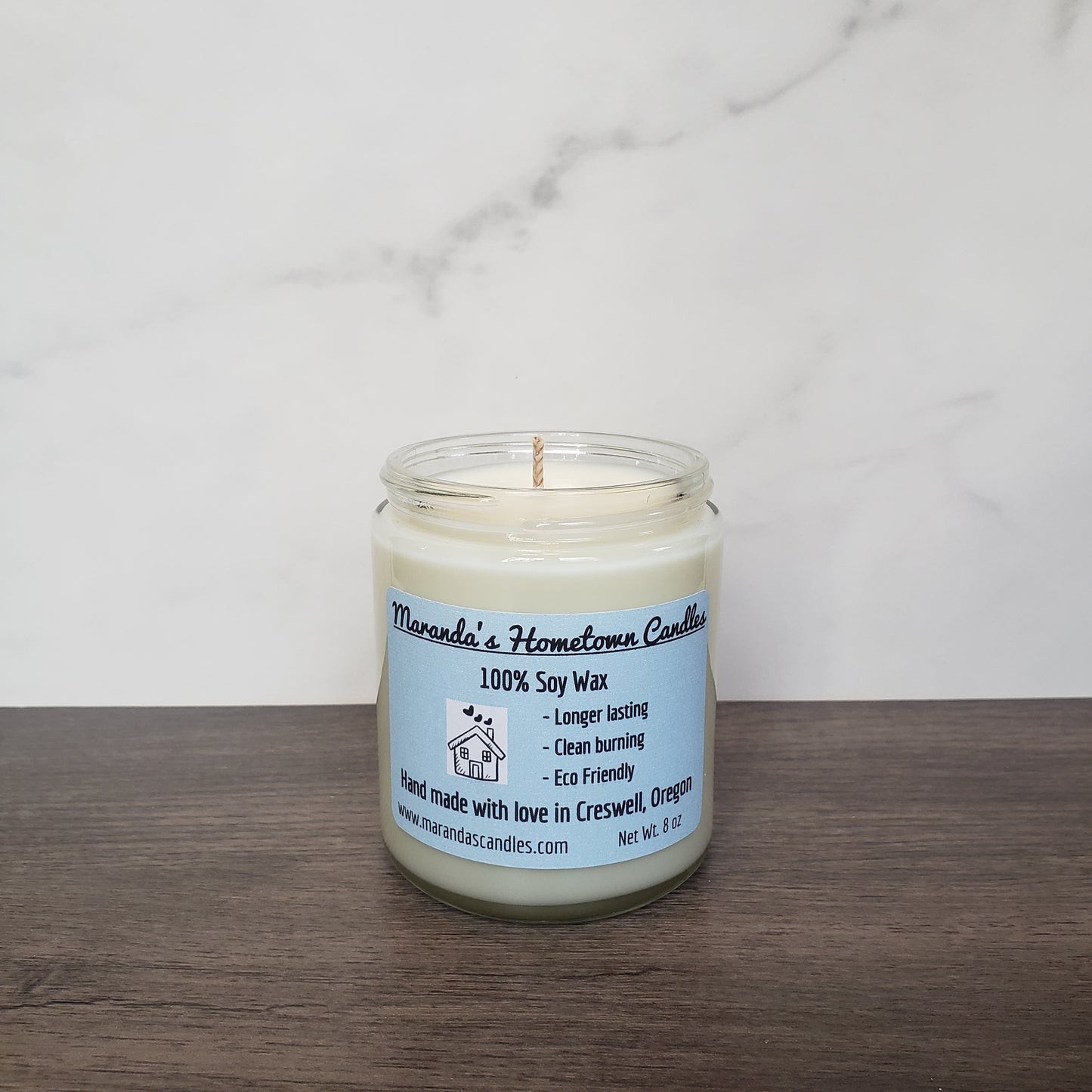 8 oz. Soy Wax Candle | 40+ hours of burn time | Choose your fragrance | Aromatherapy