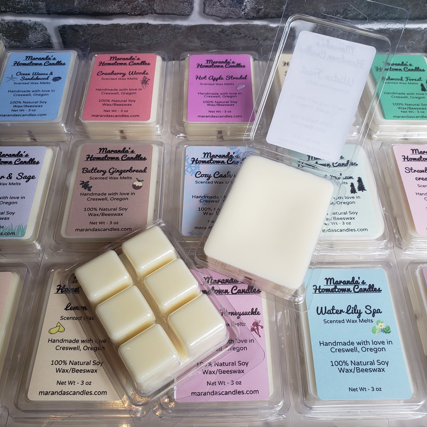 All Natural Non Toxic Soy Wax/Beeswax Aromatherapy wax melts | Choose your scent | Strong wax melt tarts